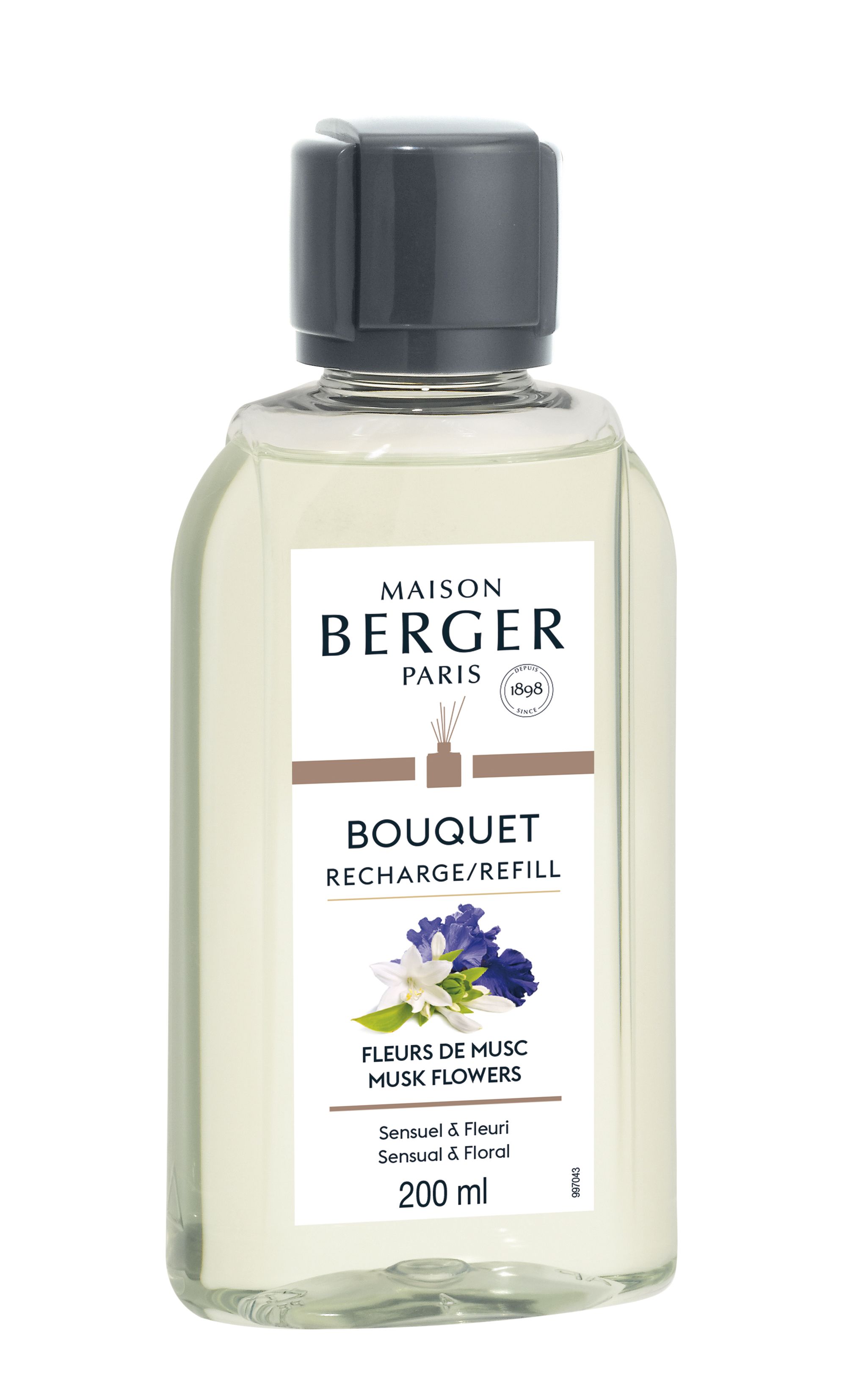 Maison Berger :: Maison Berger - Ricarica 200 ml per Bouquet Profumato -  Fleurs de Musc